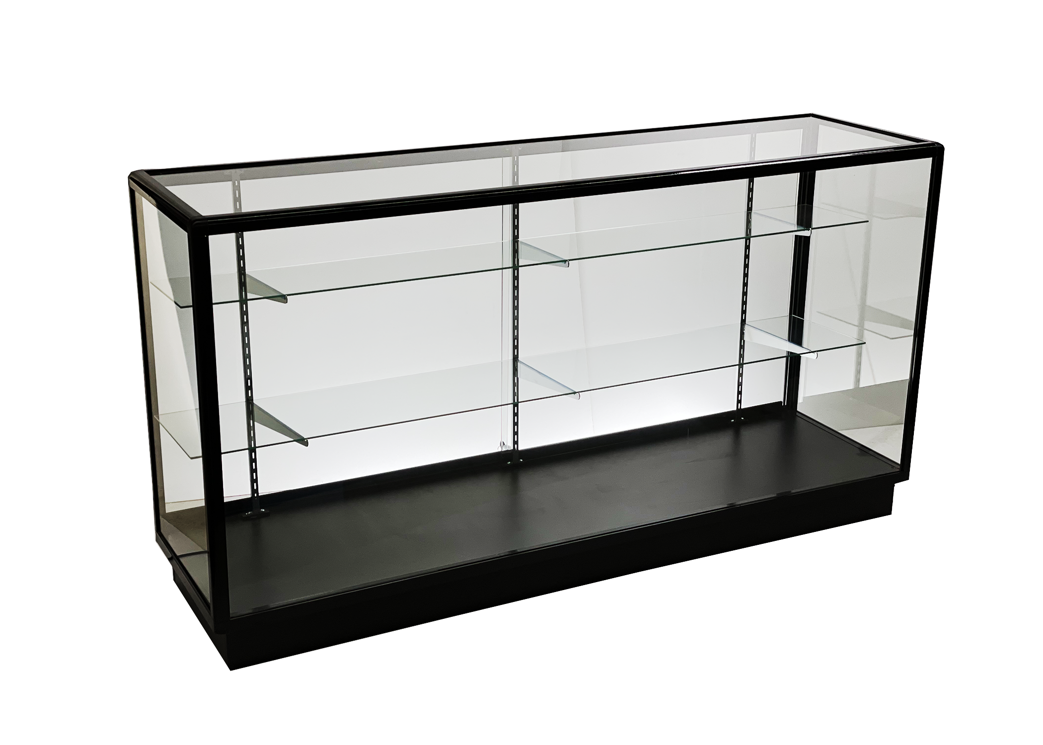 Extra vision clearance display case