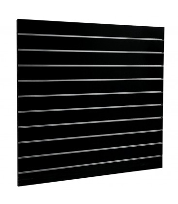 4' H*8' W Horizontal Slatwall Panels With Metal Inserts